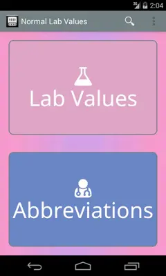 Normal Lab Values++ android App screenshot 9