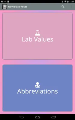 Normal Lab Values++ android App screenshot 4